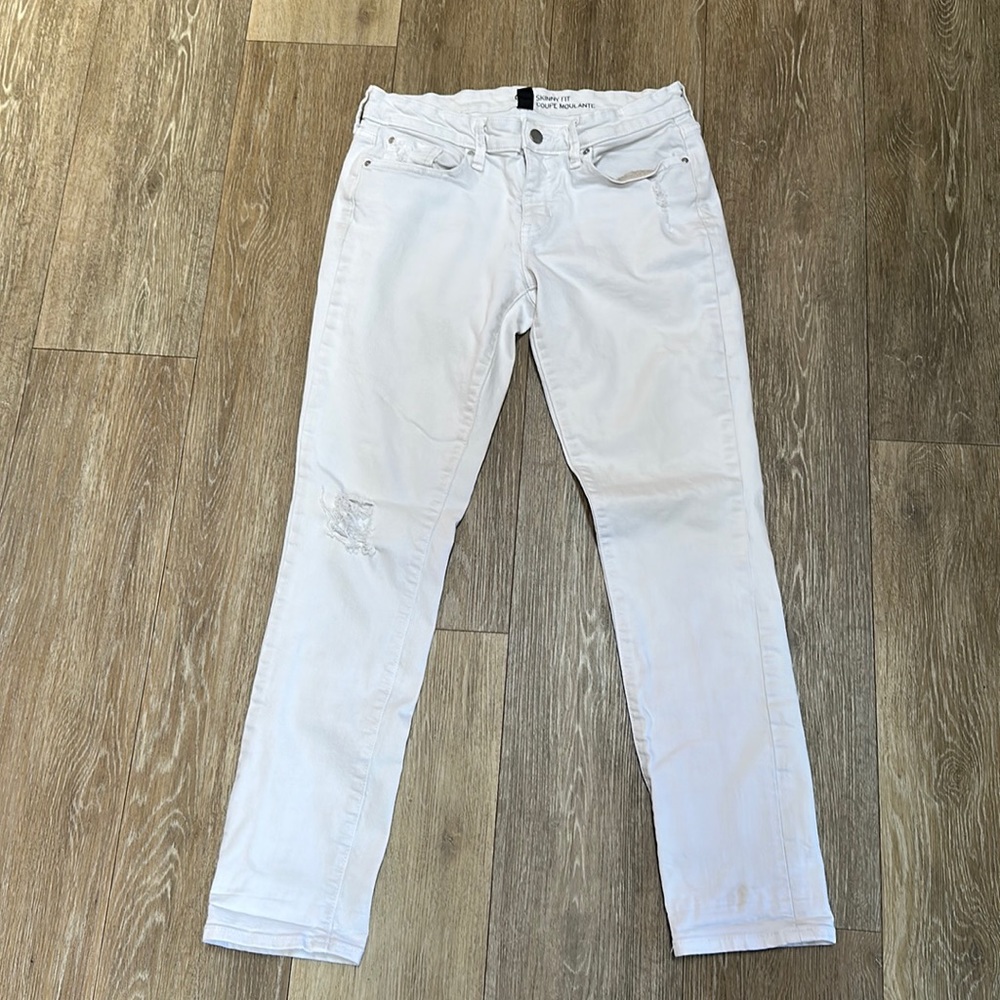 White GAP Women’s Skinny Fit Coupe Moulante Jeans